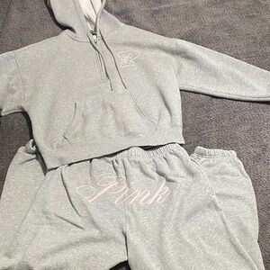 VS Pink Sweat Set